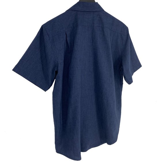 ORVIS Classic Collection Blue Heather Button Up Shirt - Picture 12 of 16